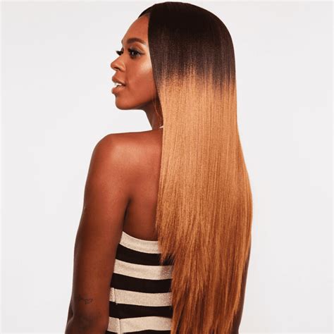 Luxury human hair extensions .